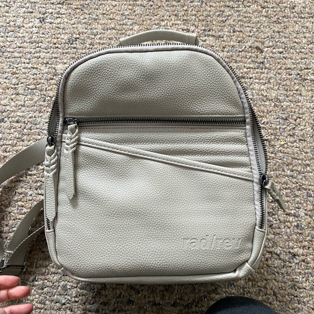 Rad rev mini backpack in light gray